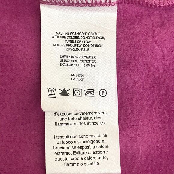 Columbia Womens Full Zip Fleece Jacket Breast Cancer Awareness Pink Size Medium - Picture 9 of 9